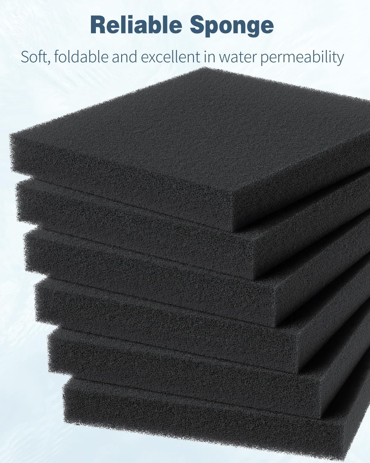 6 Soportes Espuma Bio Acuario 6.3x5.5pulg Filtro ML350