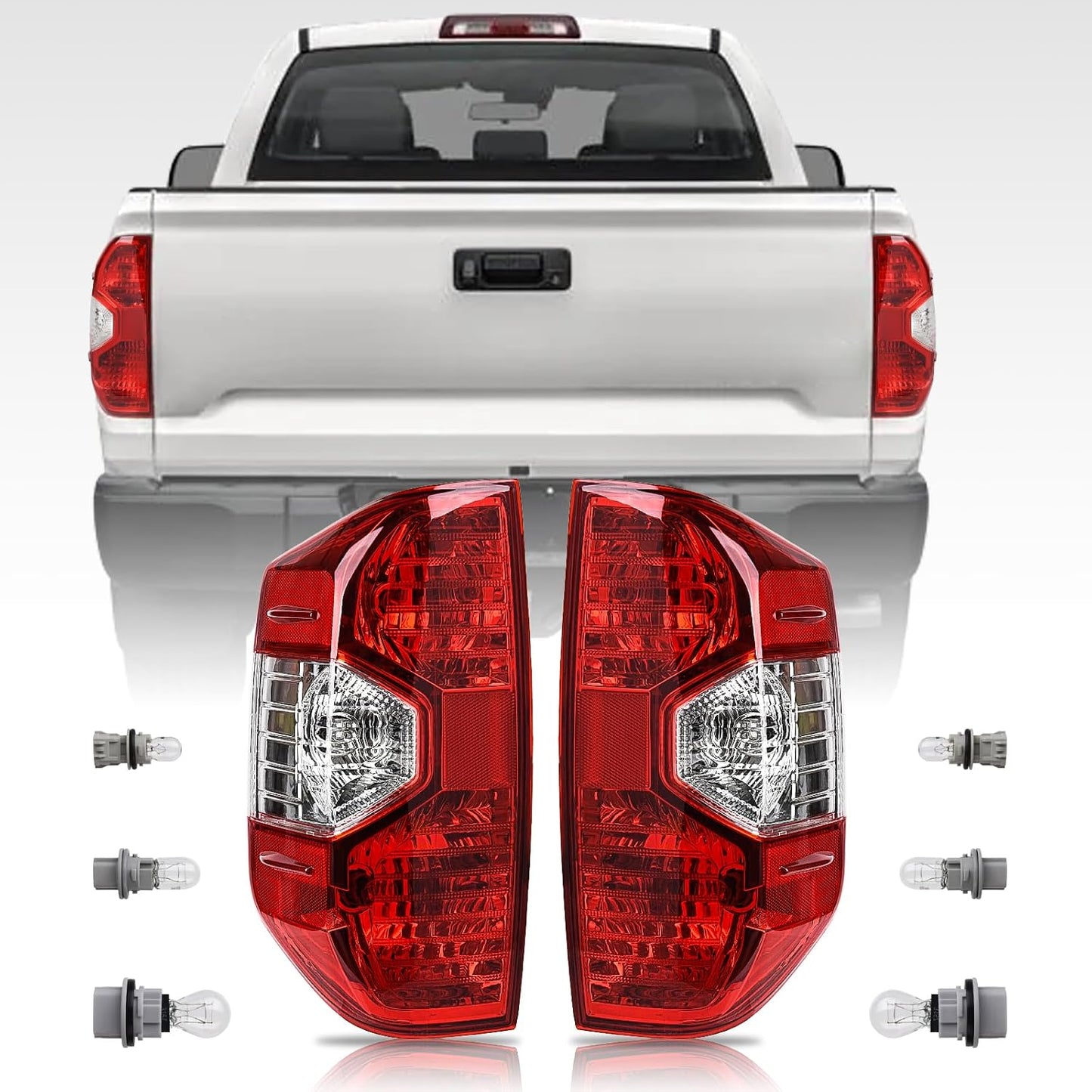 Ensamble luces traseras Toyota Tundra 14-21 OE con bombillas