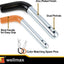 Set pasadores enganche remolque 5/8 y 1/2" 3 pzas