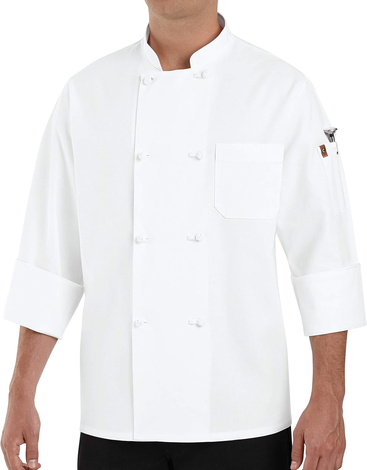 Abrigo chef original con 8 nudos y botones hombre