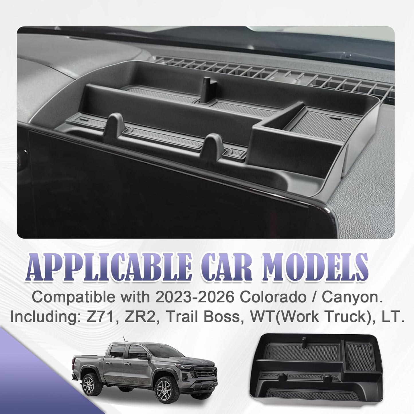 Bandeja organiz. tablero Chevy Colorado/GMC Canyon 2023-26