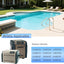 Conjunto bisel teclado calentador piscina Serie H bajo NOX