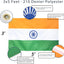 Bandera india bordada 3x5ft lona resistente con ojales latón