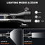 Linterna LED solar recargable USB-C 5 modos exterior