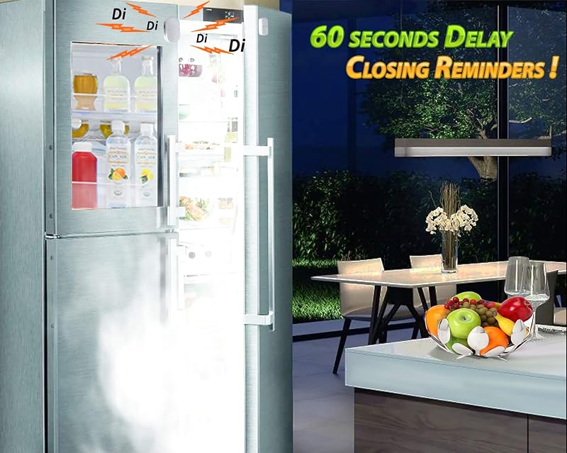 Alarma puerta frigorífico con retraso 60-180s pack 2