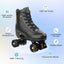 Patines cuero PU doble fila para hombres y mujeres con bolsa
