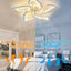 Ventilador techo con luces control remoto 24" LED regulable