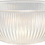 Pantalla vidrio transparente para lámpara colgante 11-7/8"