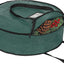 Bolsa almacenamiento corona Navidad 30x8" verde resistente