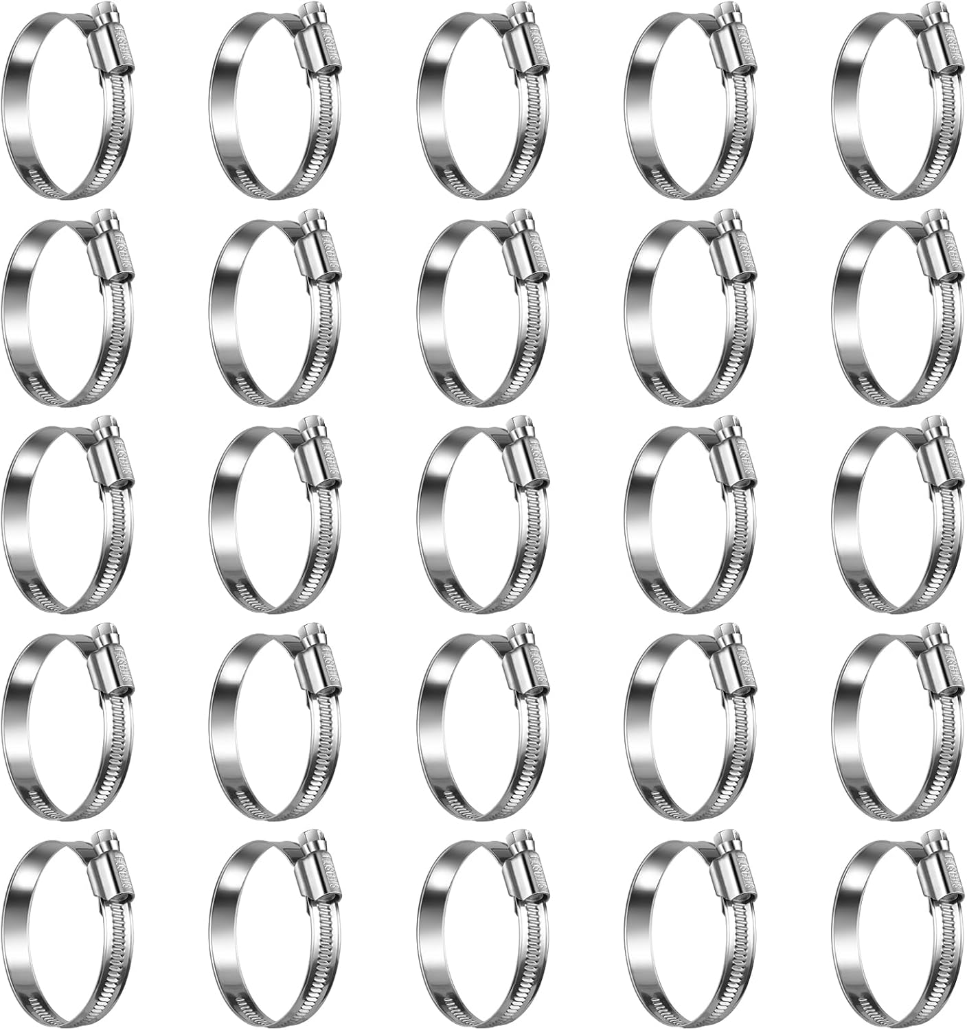 Abrazadera manguera acero inox 304 ajustable 1-5/8 a 2-3/8"