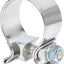 Abrazadera escape acero inox 2.5pulg banda estrecha