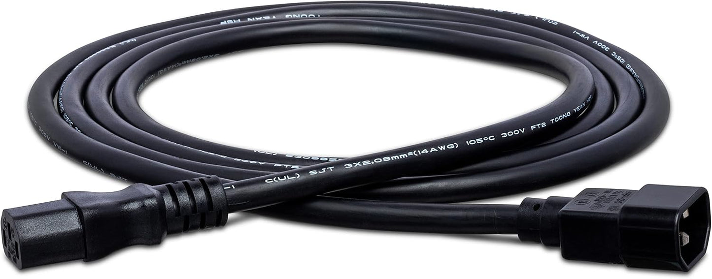 Cable extensión IEC C14 a C13 3 pies