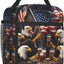 Bolsa almuerzo térmica reutilizable diseño bandera USA