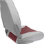 Asiento barco pesca respaldo medio logotipo