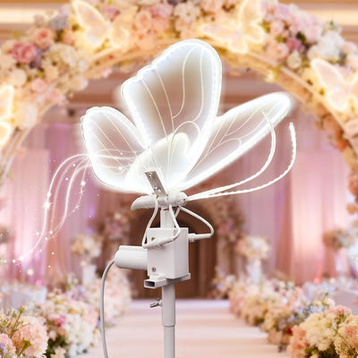 Lámpara mariposa LED altura ajustable decoración mesa fiesta