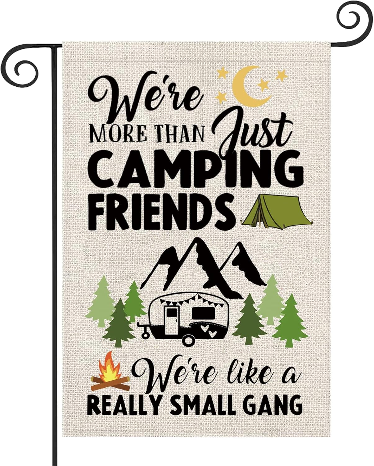 Bandera camping letrero cámper decoración caravana
