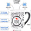 Taza cerámica 16oz regalo abuela y abuelo color blanco y negro