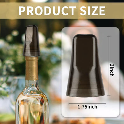 25 Pzas Cubiertas Botellas Licor Plástico Translúcido