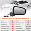 Espejo lateral derecho Ford Fusion 16-20 3pines plegable