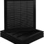5 Cubiertas Ventilación 12x12" Plástico Negro Malla