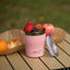 Taza niños acero inox 9oz aislada vacío tapa rosa