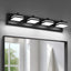 Luz tocad. baño LED 26pulg negra 5500K