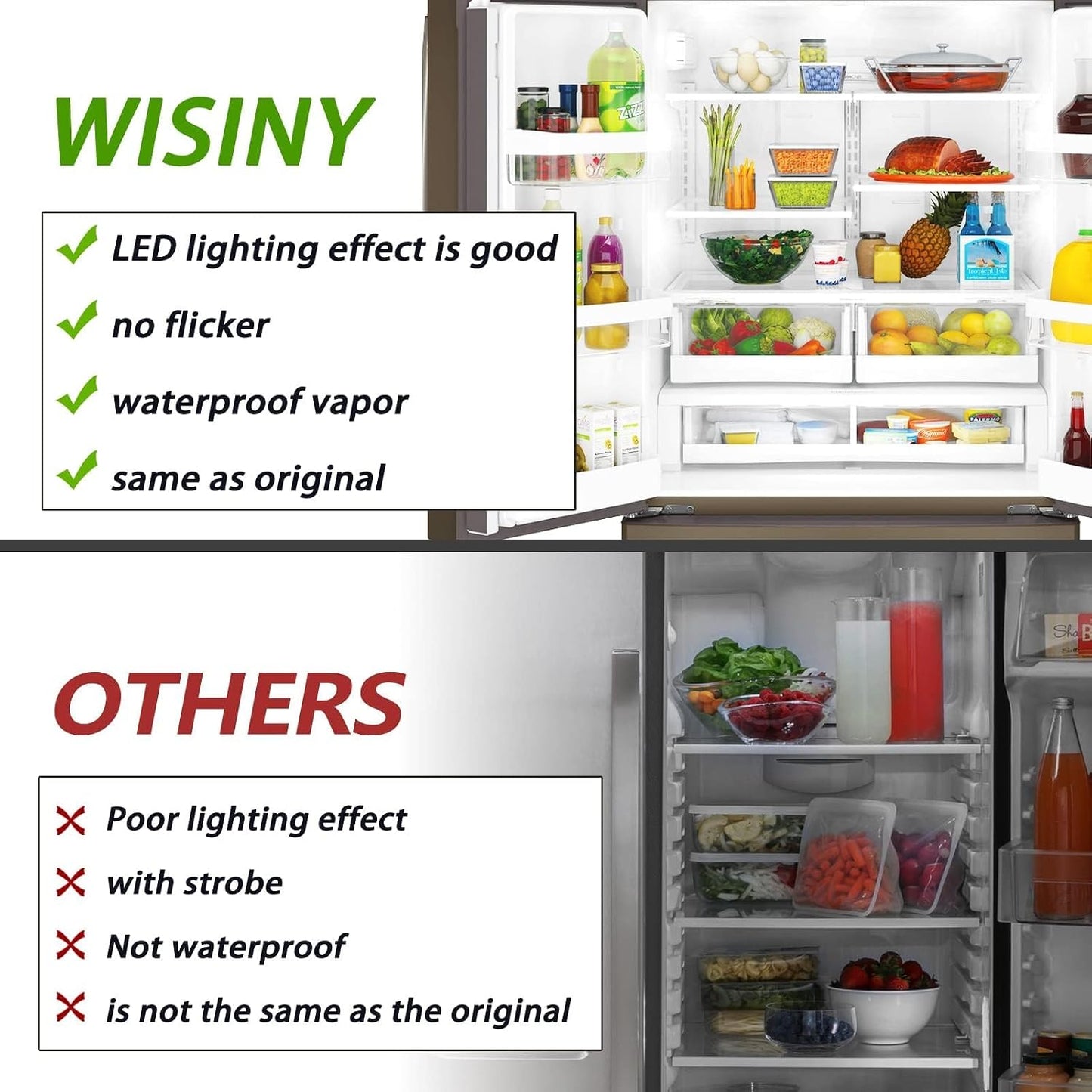 Luz LED para refrigerador GE sin cubierta placa PCB