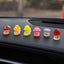 6 Pzas Hongos Luminosos Decoración Tablero Coche