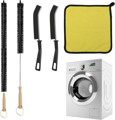 Kit limpiador ventilación secadora 5 pzas cepillo largo multiusos