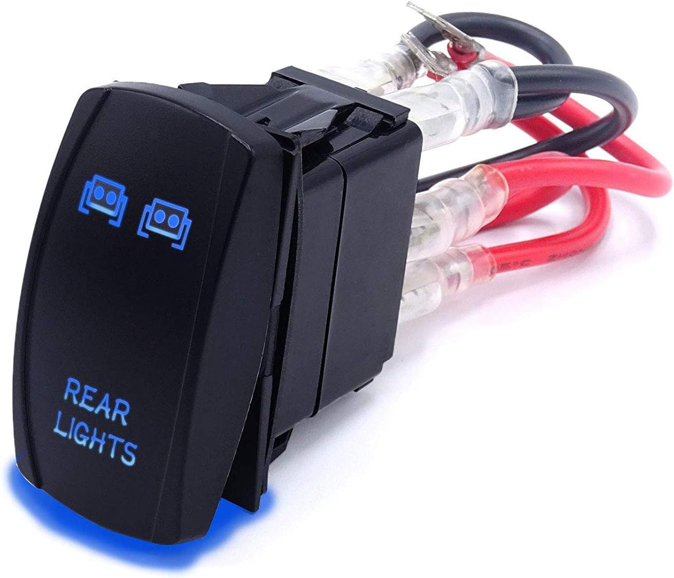 Interruptor basculante azul para luces traseras Sasquatch