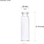 Frasco vidrio transparente 0.7fl oz pack 100