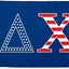Bandera Delta Chi 3x5ft Letra Fraternidad