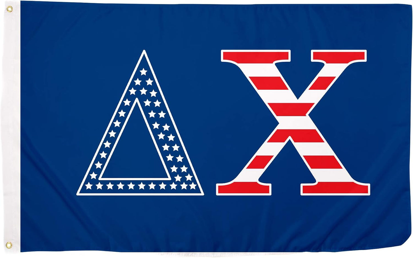 Bandera Delta Chi 3x5ft Letra Fraternidad