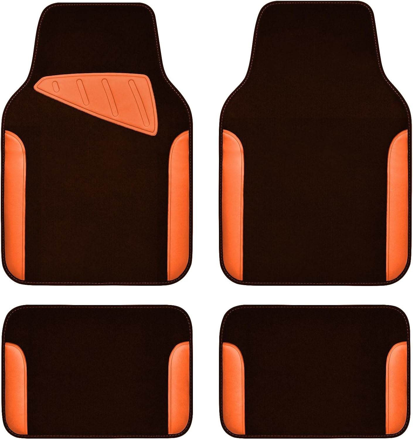 Alfombras coche impermeables cuero sintético antiderrap