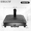 Base soporte sombrilla patio con ruedas bloqueo 125lb