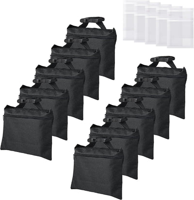 10 Paquetes Sacos Arena con Bolsas PE Resistentes para Trípode