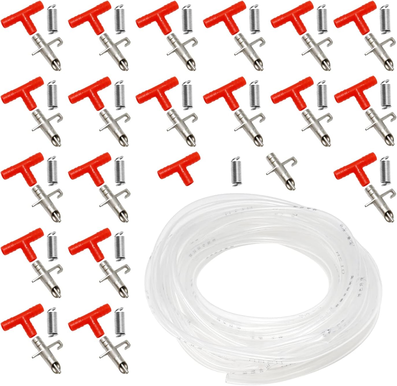 Kit riego automático 20 conejos 10m manguera 8mm