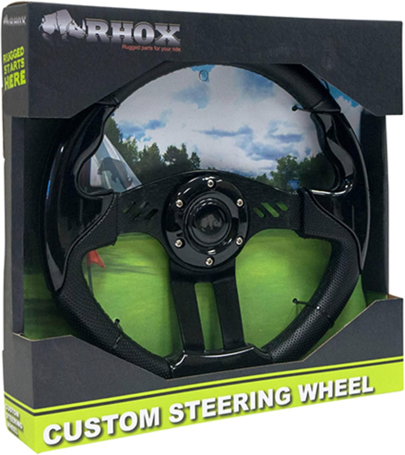 Volante Aviator 5 para carrito golf 4 colores