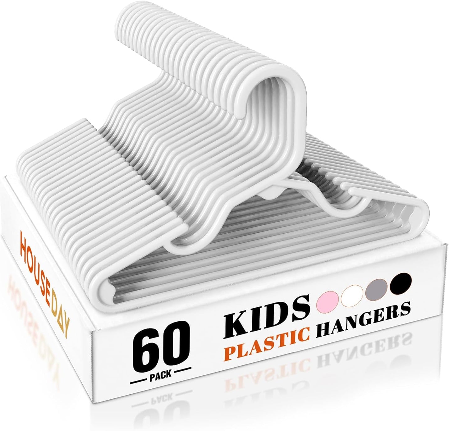 Perchas antideslizantes para bebé 11pulg set 60