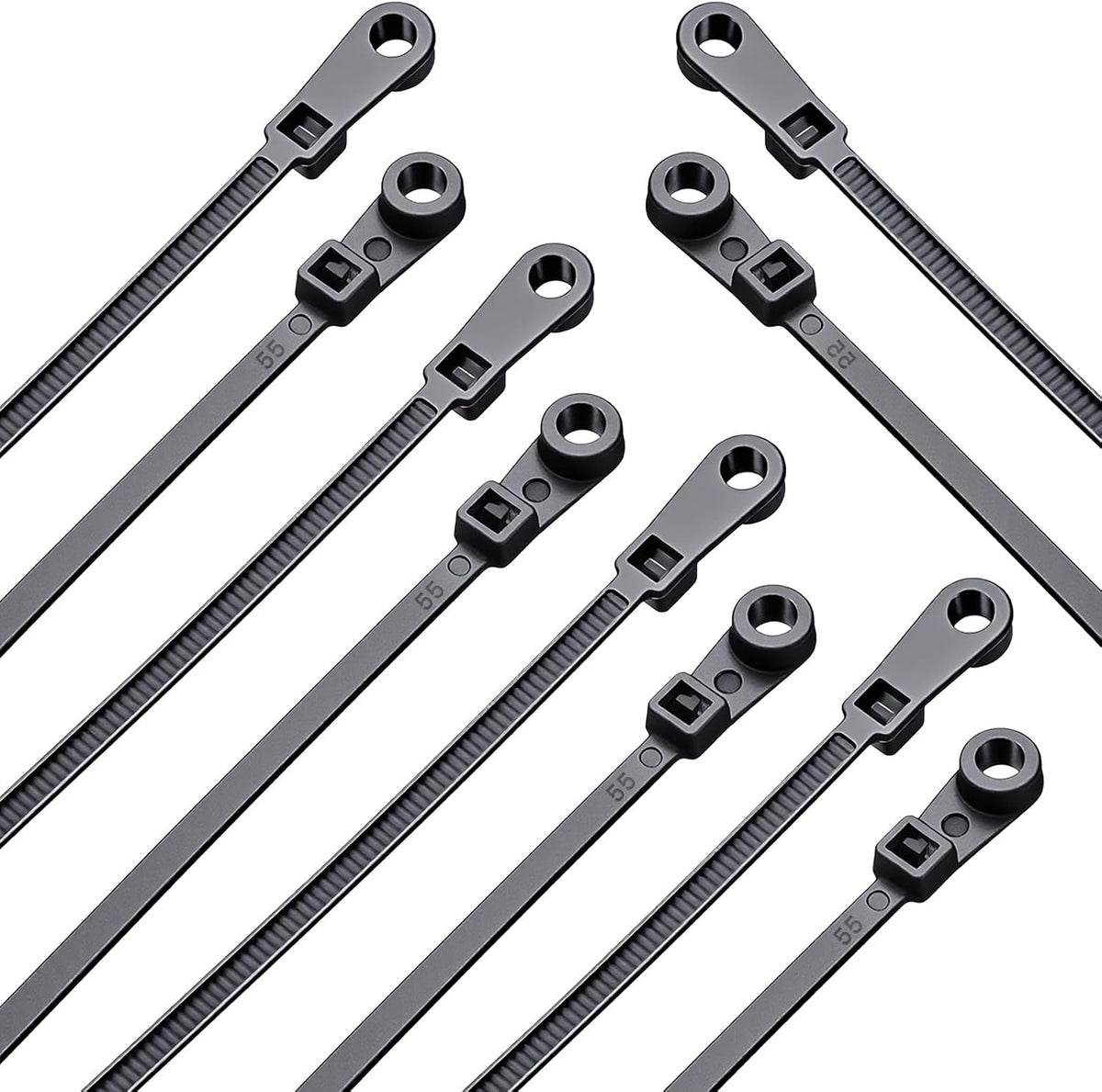 Bridas seguras con bucles 7.8pulg multiusos