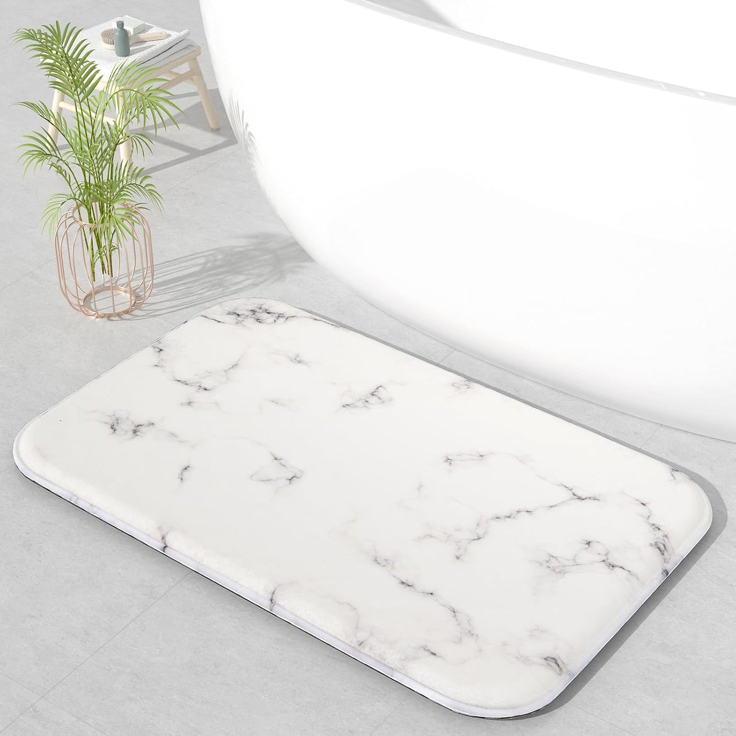 Alfombra baño espuma viscoelástica antiderrap