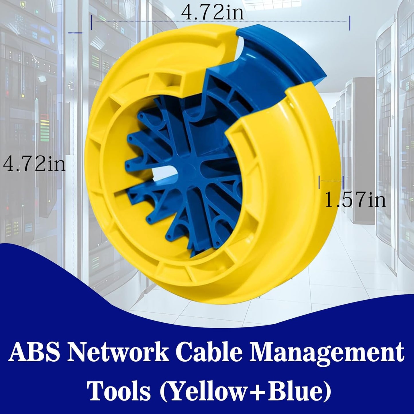 Peine alambre organiz. cables Ethernet Cat5 Cat6