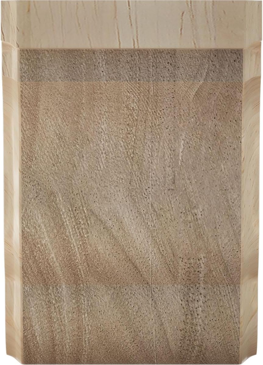 Soporte madera caucho 5 1/4x5x7 1/2 pulg
