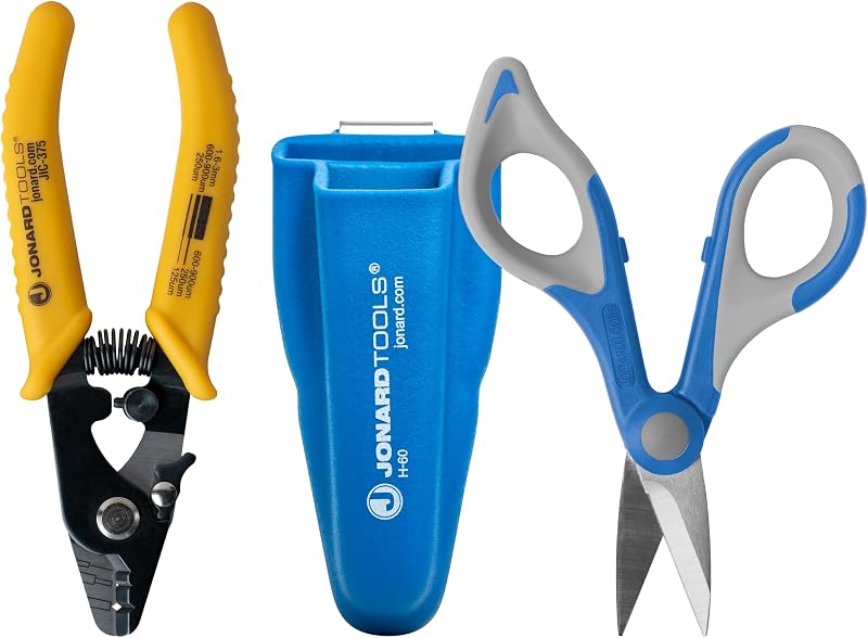 Kit fibra óptica con cortador Kevlar