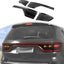 Cubierta lámpara trasera Dodge Durango 14-23 negro ahumado