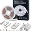 Tira luces LED blancas 16.4ft regulable control remoto