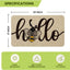 Felpudo Hello Bee decoración hogar 17x29"