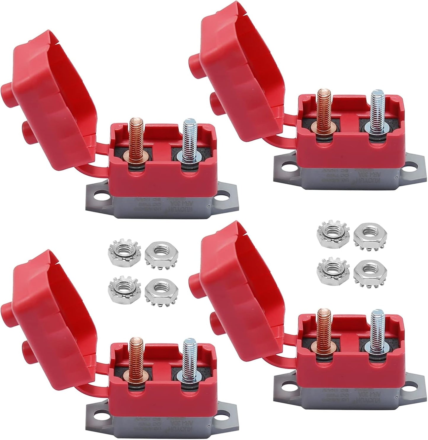 Disyuntor automático 12-24V 4 pzas con perno automóvil