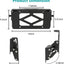 Soporte matrícula universal abatible para 4x4 camiones
