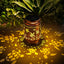 Faroles solares impermeables decorativos de metal